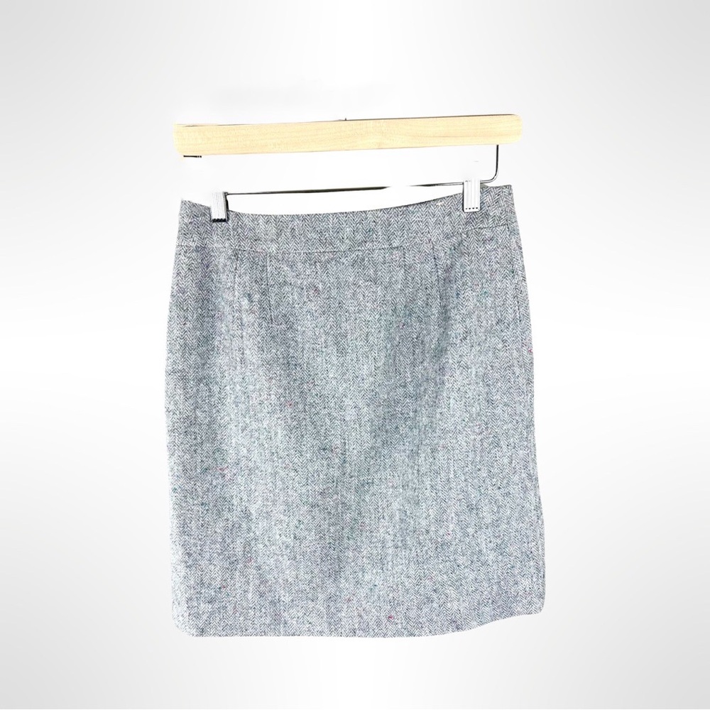 NWT Talbots Herringbone Scallop Skirt - Picture 2 of 6
